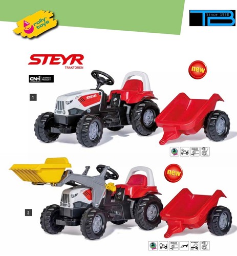 Trattore pedali rolly toys - rolly,