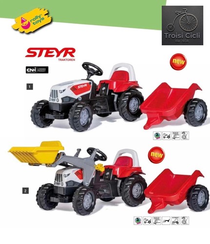 Trattore pedali rolly toys - a,