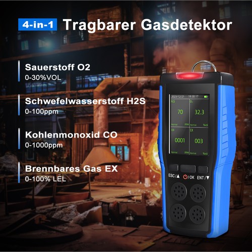 Rilevatore gas in 1 - rilevatore,
